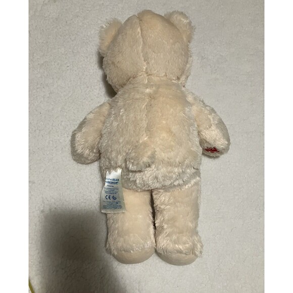 Build a Bear BAB Teddy Bear Plush Beige 16” - Picture 4 of 9